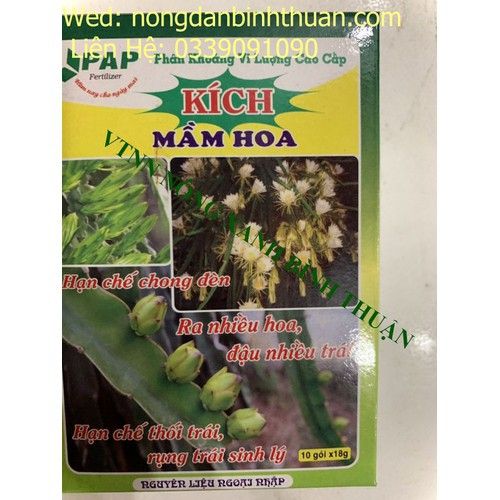 Kích ra hoa thanh long - Bộ 5 gói
