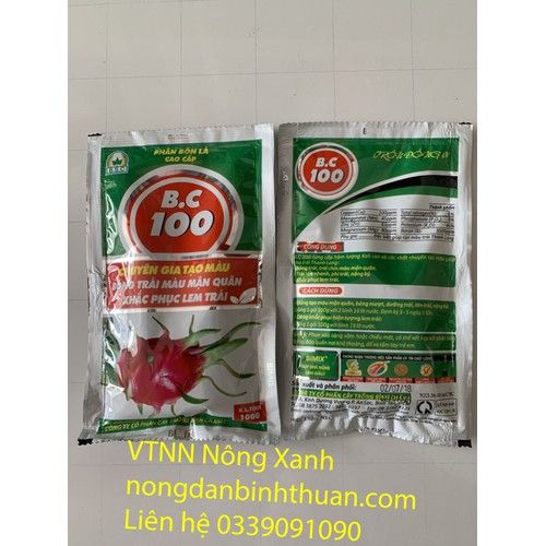 B.C 100 Chuyên gia tạo màu bóng trái khắc phục lem trái thanh long - B.c 100