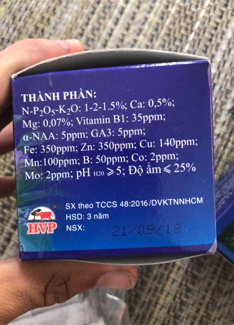 Phân bón túi lọc cho Lan ( 3 Hộp HK2)