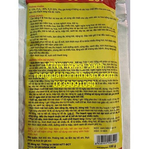 F 97 Kích tố trái thanh long 100gr - F97