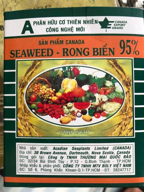 Hộp 10 gói SEAWEED - RONG BIỂN