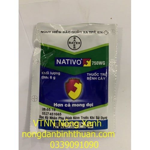 Đặc trị Thán thư Nho, xoài, điều, thanh long, ca cao NATIVO 750WG 4 GÓI - 4 GÓI NATIVO