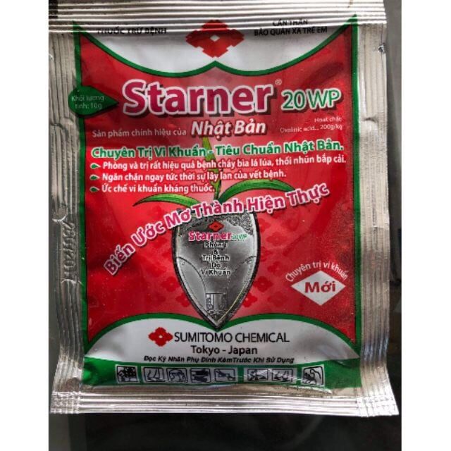 Starner 20WP TRỪ THỐI NHŨN - TRỪ nấm, bệnh, vi khuẩn