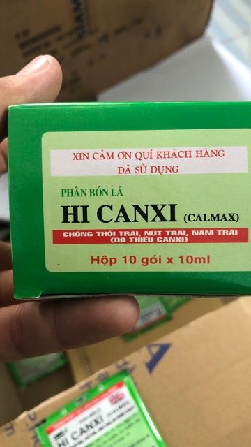 Phân Bón Lá Hi canxi - Canxi nhập khẩu