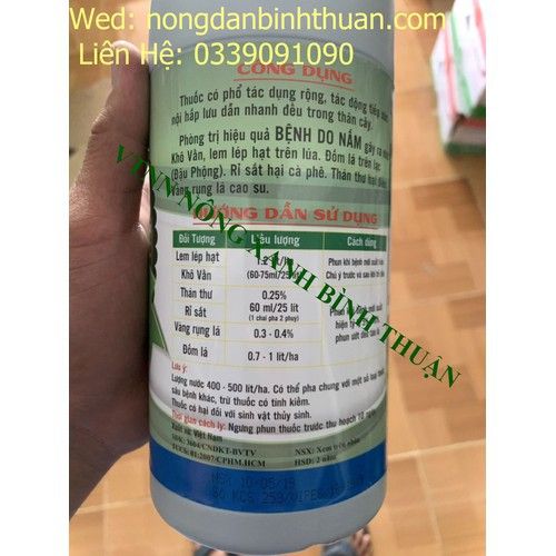 Thuốc trừ bệnh Hexaconazole Ân Độ -Đặc Trị Phấn trắng, đốm đen, rỉ sắt