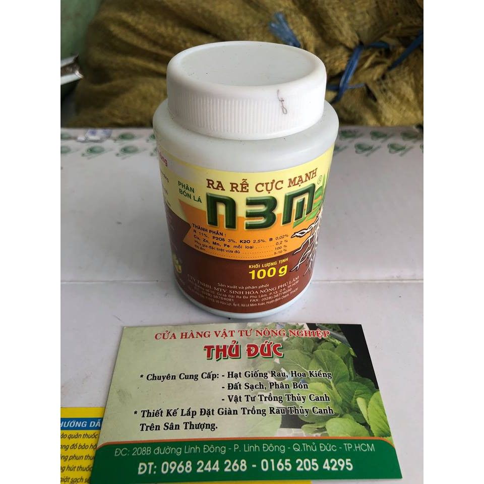 Phân bón Kích rể Mạnh M3N ( Hủ 100gr)