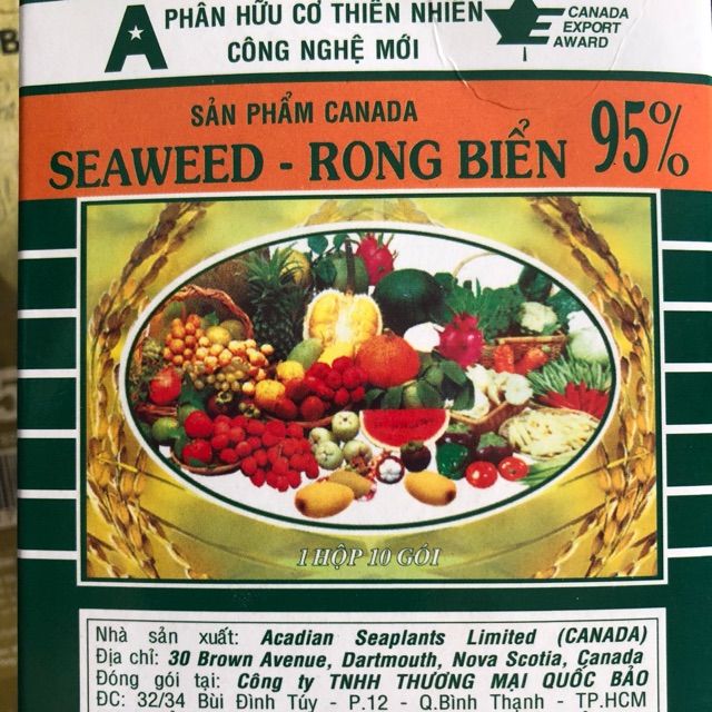 Hộp 10 gói SEAWEED - RONG BIỂN