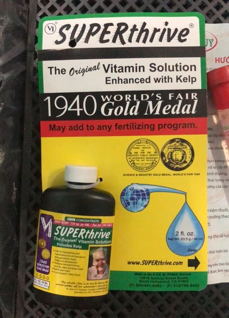 Super Thrive 60ml và cặp Keike Duy Xanh + Đỏ