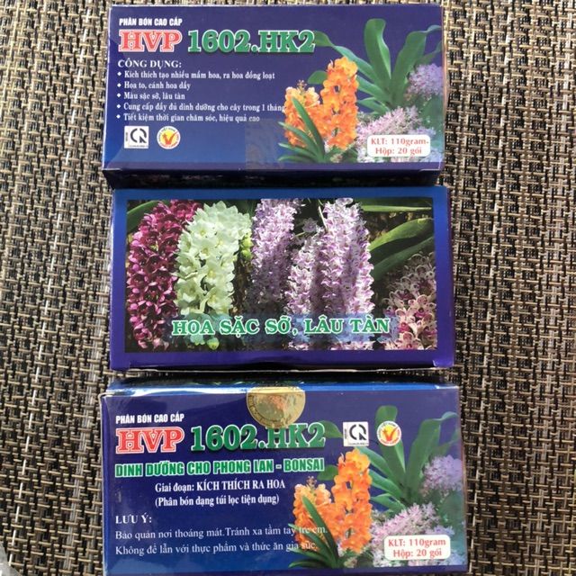 Phân bón túi lọc cho Lan ( 3 Hộp HK2)