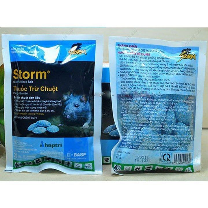 (gói 20 viên) Thuốc diệt chuột Storm - Thuốc chuột Storm