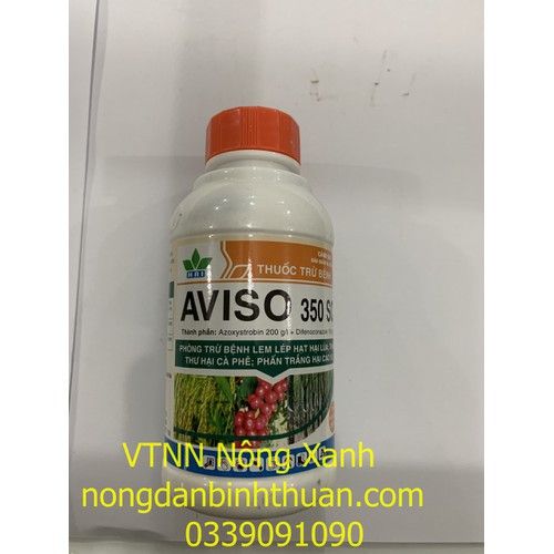 Thuốc AVISO 350SC trị bệnh Mốc sương, đốm vòng cà chua, hành - Rỉ sắt cà phê