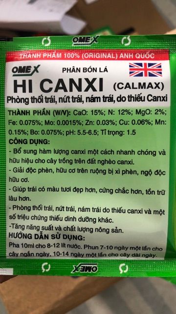 Phân bón lá Hi CANXI - Canxi dạng nước