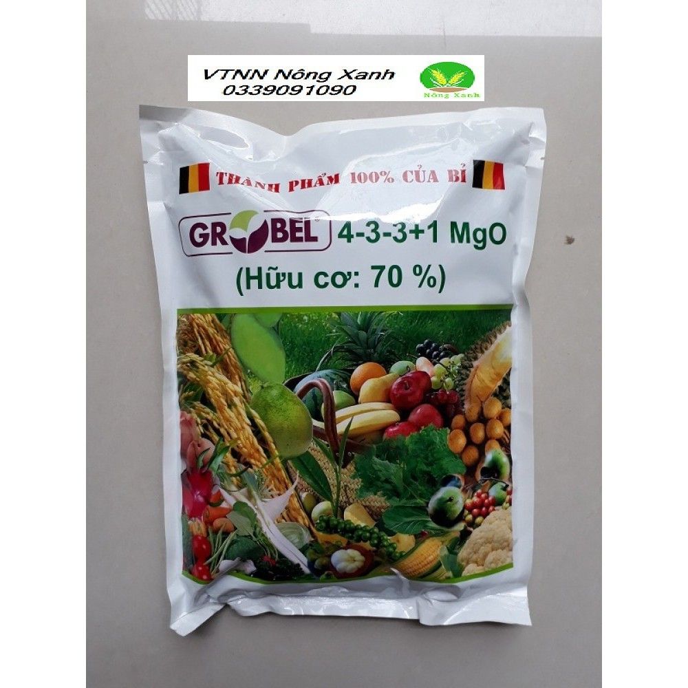 Phân bón hữu cơ Growbel của Bỉ gói 2kg