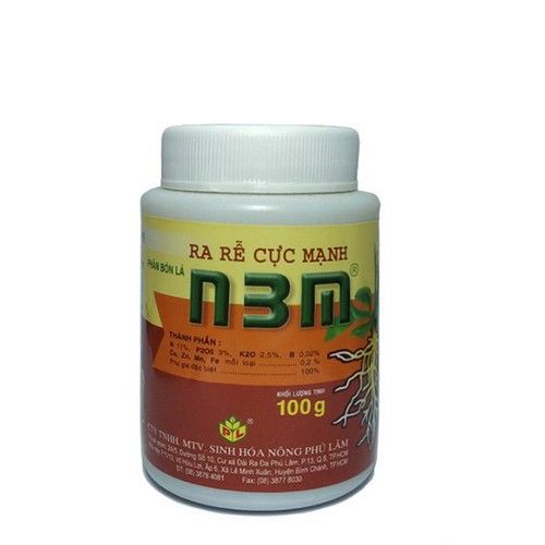 Combo phân bón Growmore 20-20-20 100gr và hũ kích rễ N3M 100gr - 20-20-20 và N3M