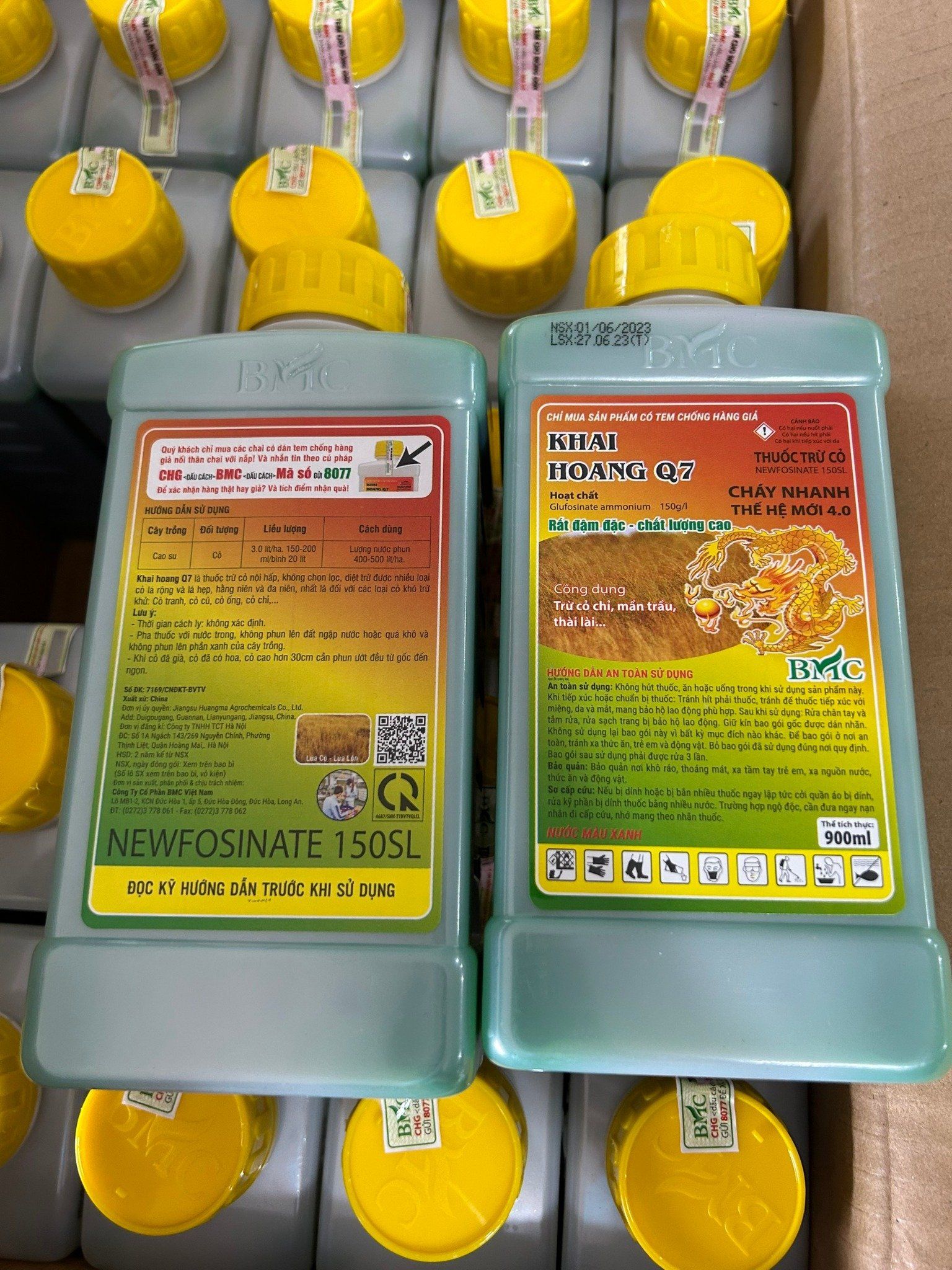 Thuốc Trừ Cỏ Khai Hoang Q7- Chai 900ml - CHÍNH HÃNG CÓ TEM
