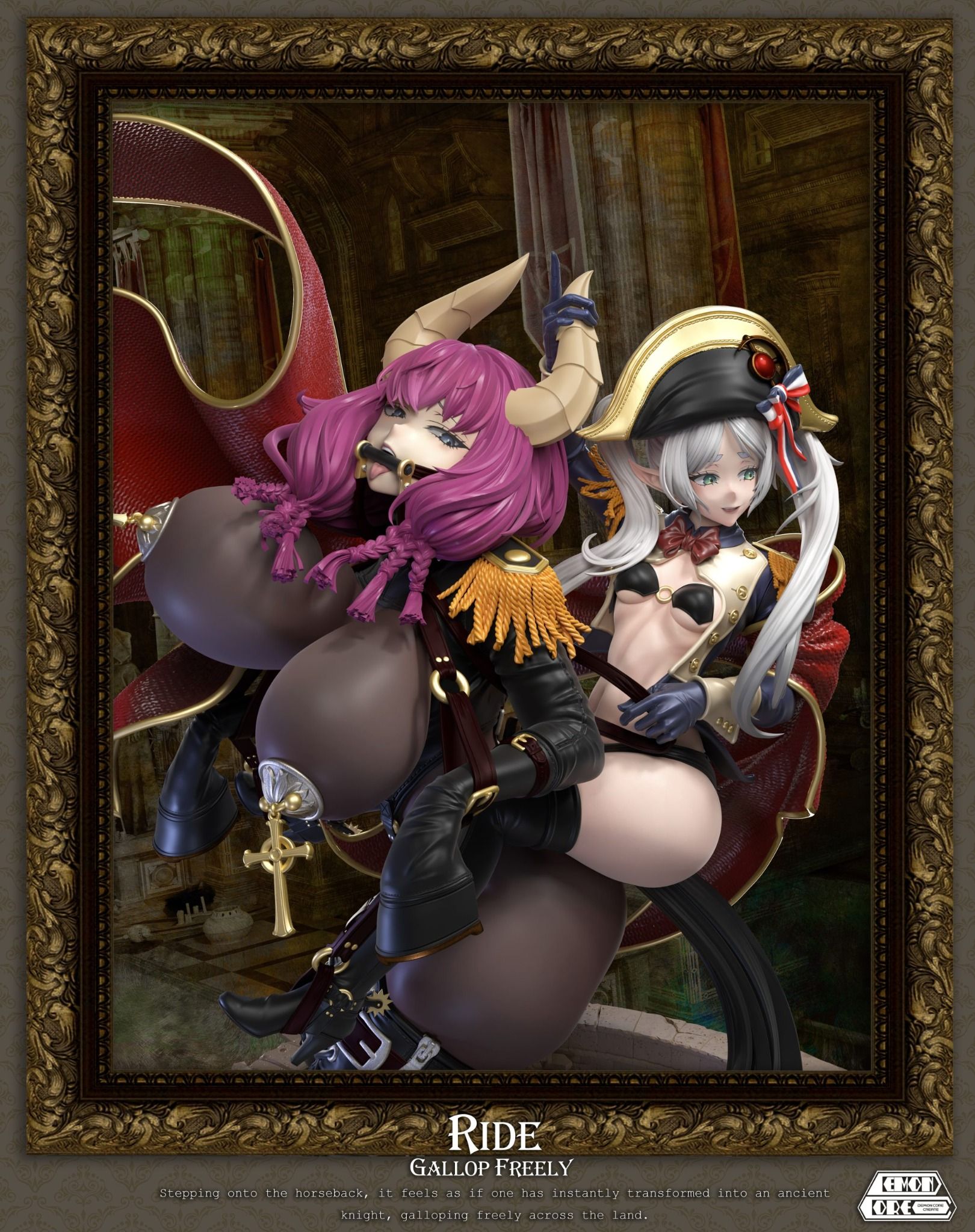 Frieren & Aura cosplay Napoleon - Demon Core Studio