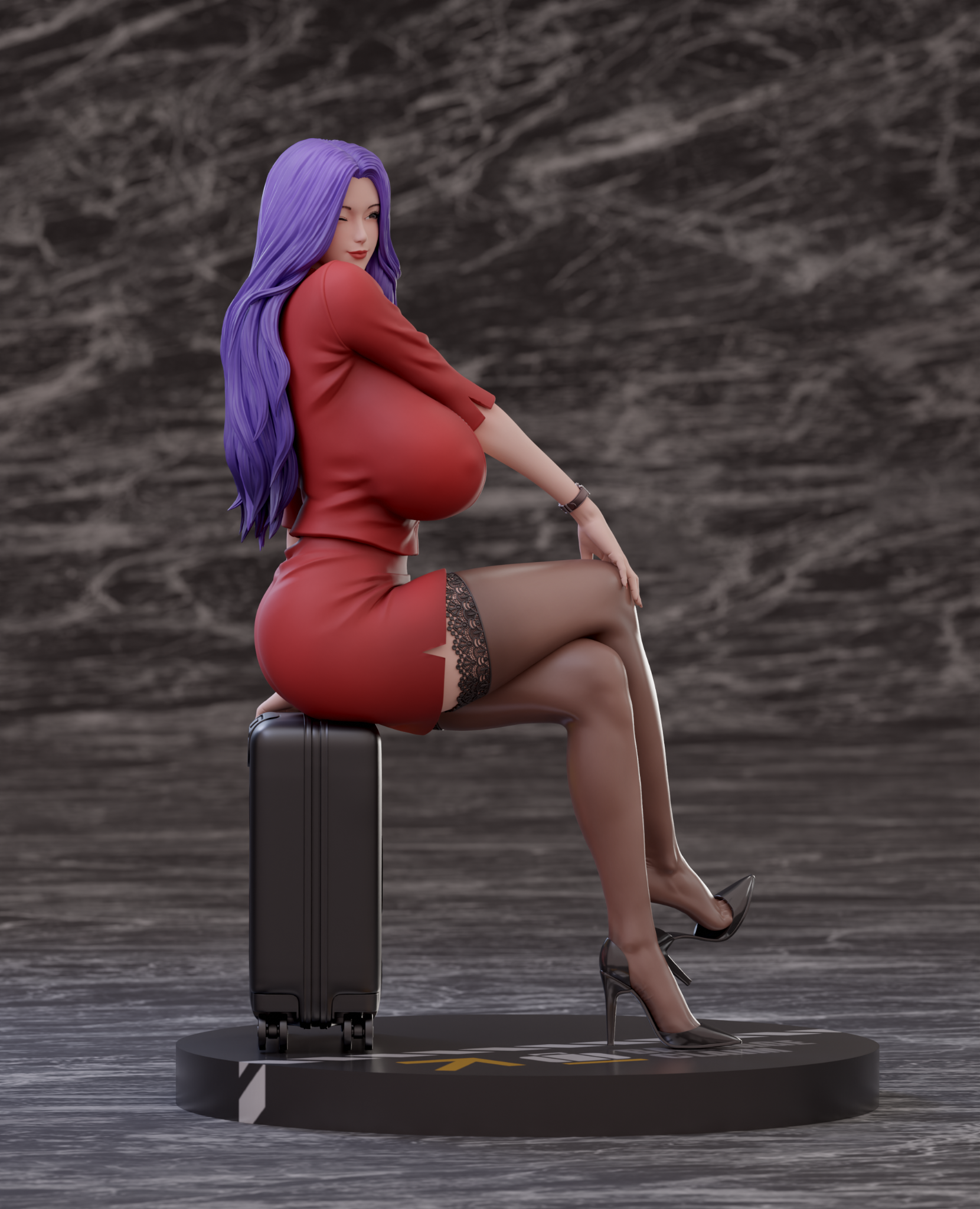 Milf Airlines Dear Mother Clara Stewardess Uniform R18 - Soda Studio