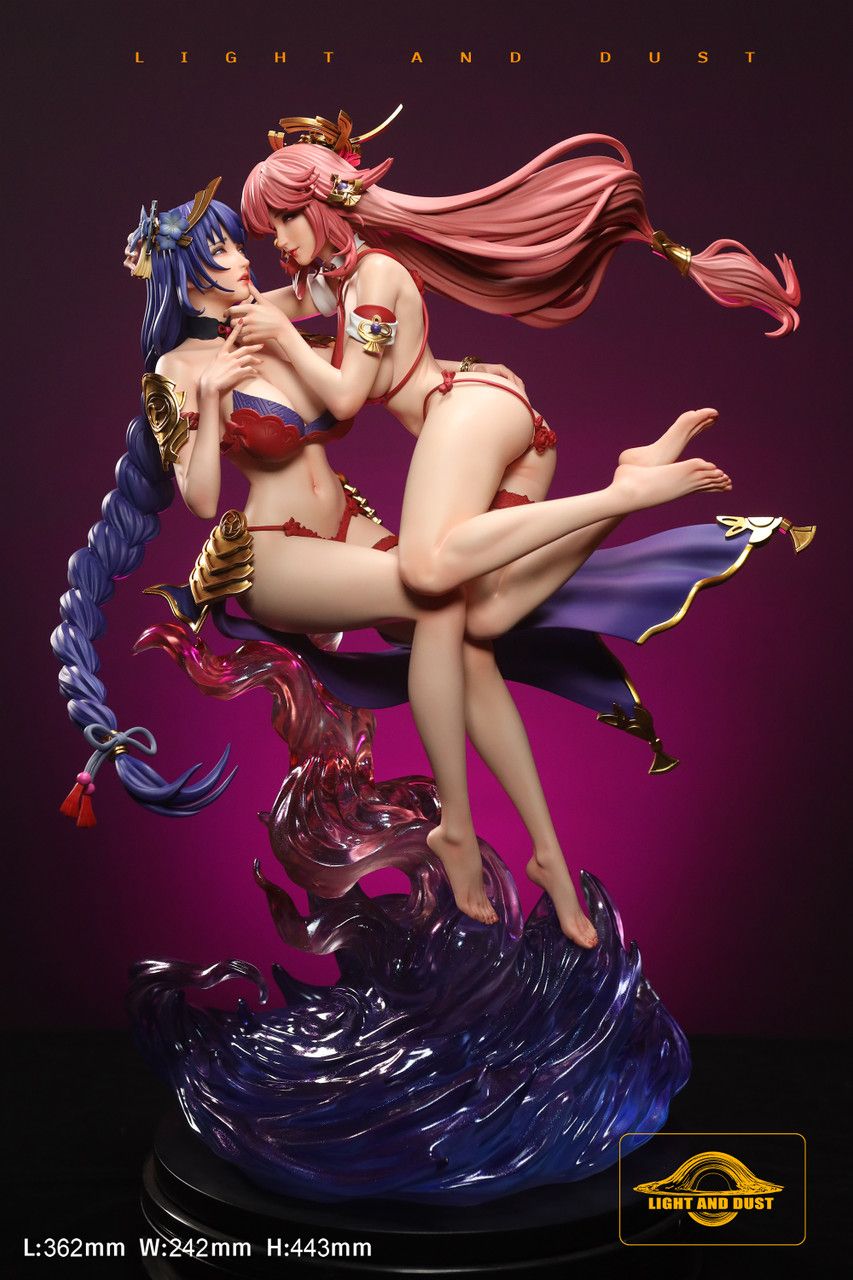 Yae Miko & Raiden Shogun - Genshin Impact R18 - Light and Dust Studio