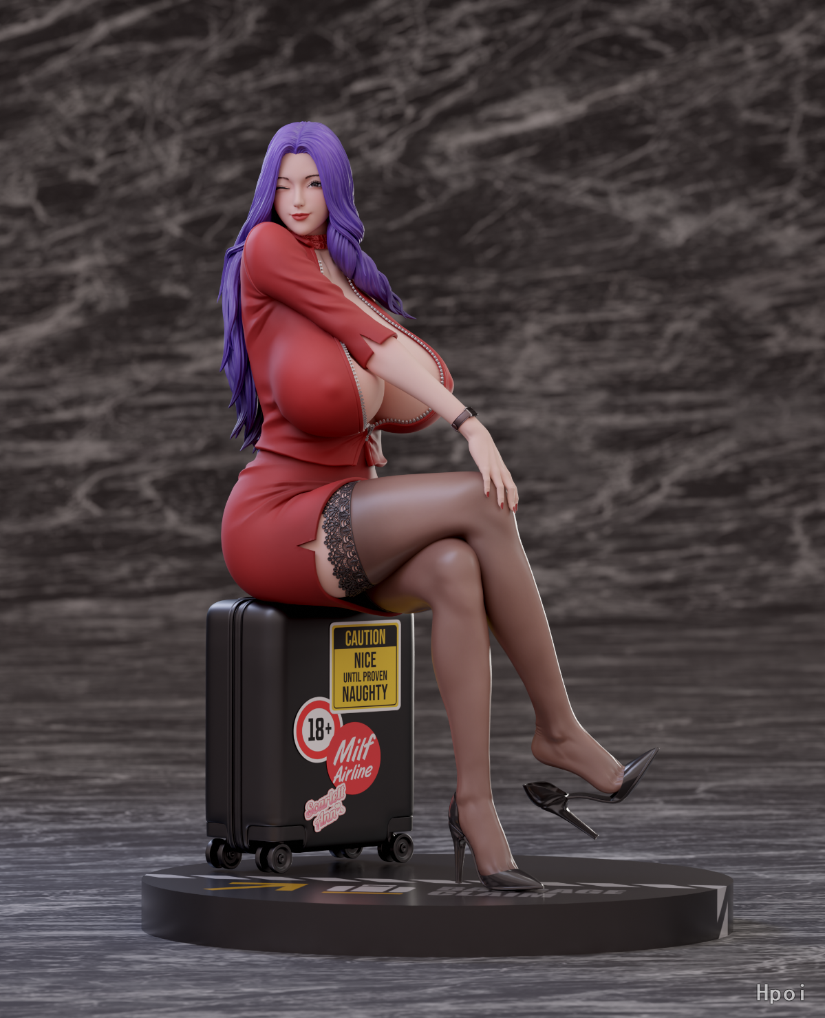 Milf Airlines Dear Mother Clara Stewardess Uniform R18 - Soda Studio