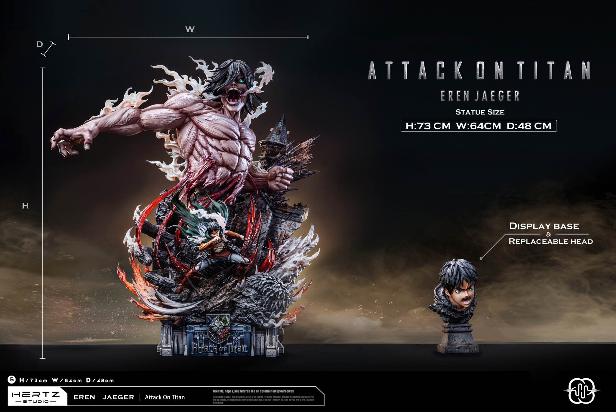 Eren Yeager - Attack on Titan - Hertz Studio