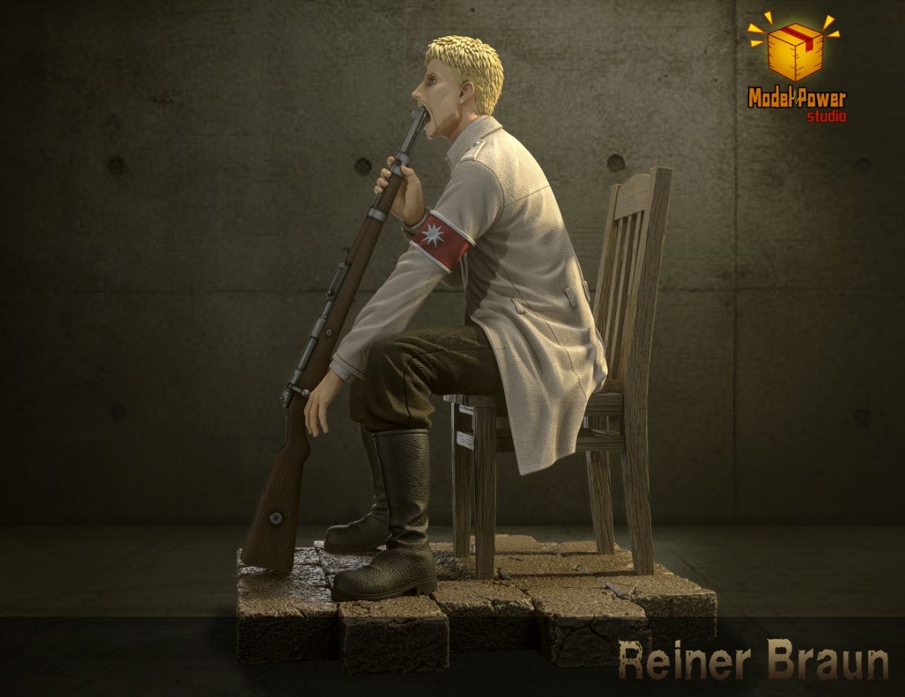 Reiner Braun - Attack on Titan - Model Power Studio