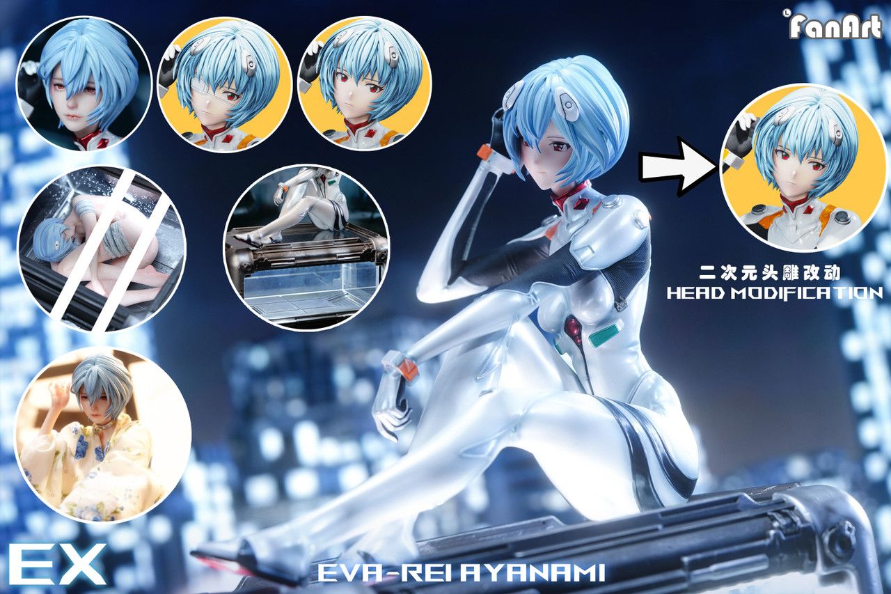 Rei Ayanami - Evangelion R18 - Fan Art Studio
