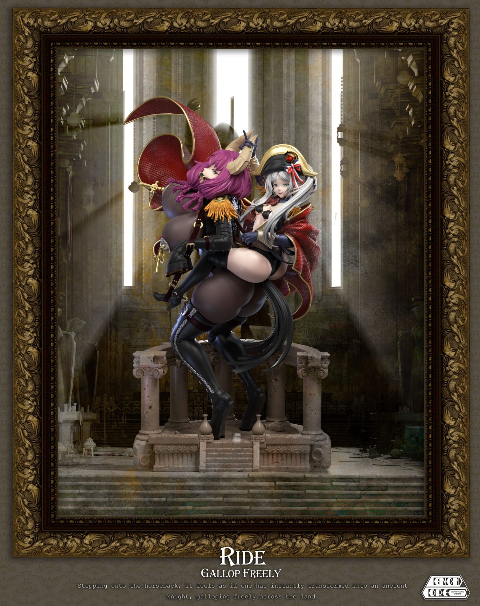 Frieren & Aura cosplay Napoleon - Demon Core Studio