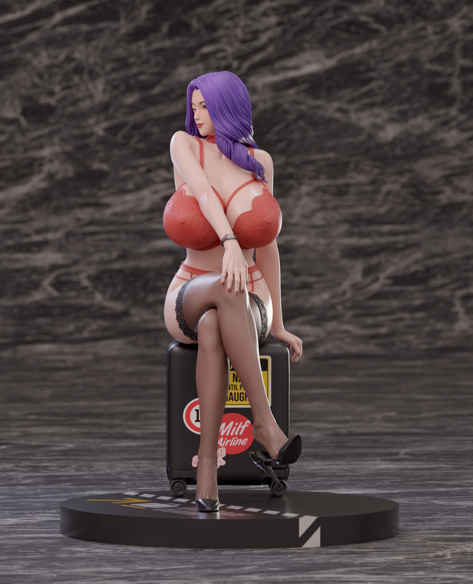 Milf Airlines Dear Mother Clara Stewardess Uniform R18 - Soda Studio