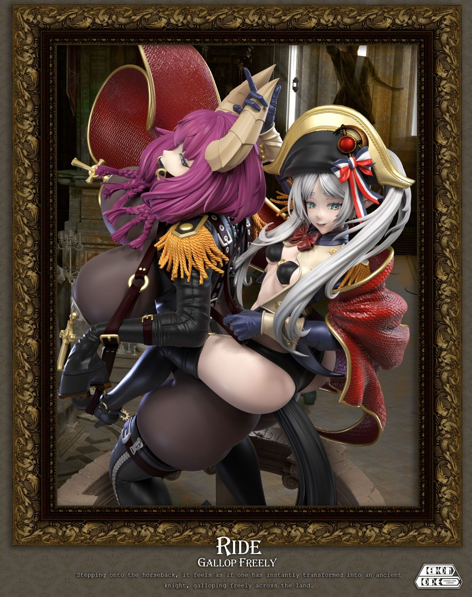 Frieren & Aura cosplay Napoleon - Demon Core Studio
