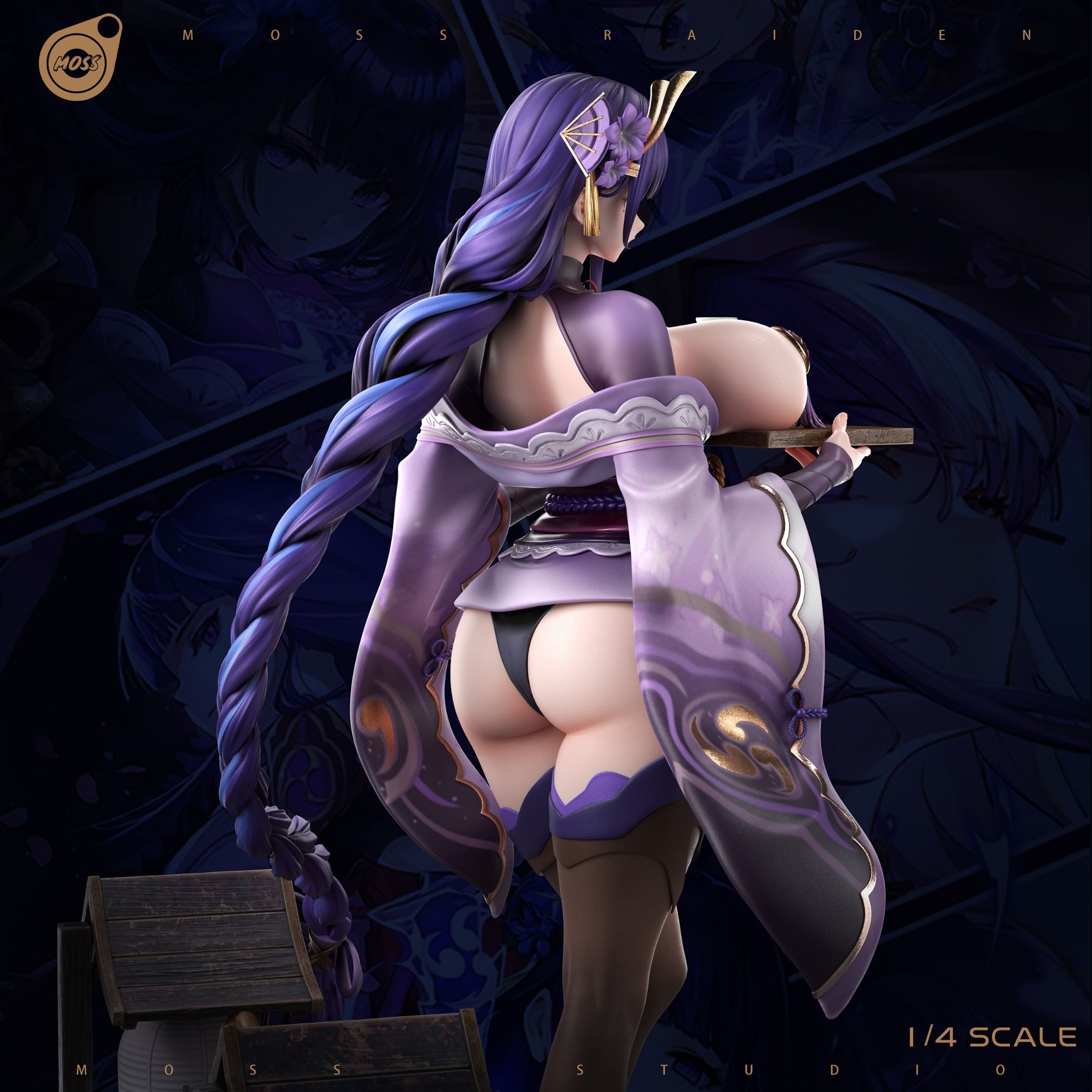 Raiden Shogun - Genshin Impact R18 - Moss Studio