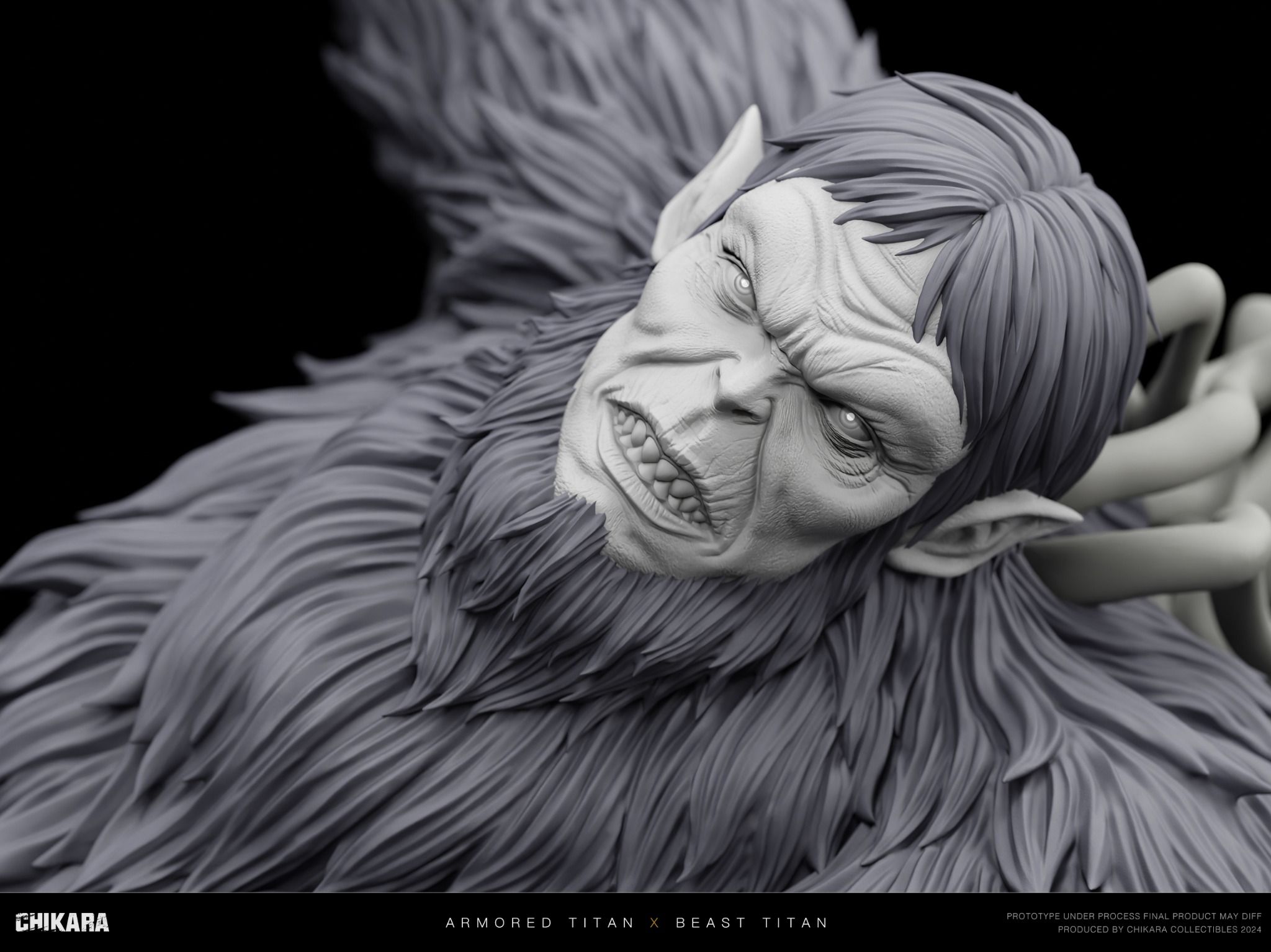 Armored Titan VS Beast Titan - Attack on Titan - Chikara Studio