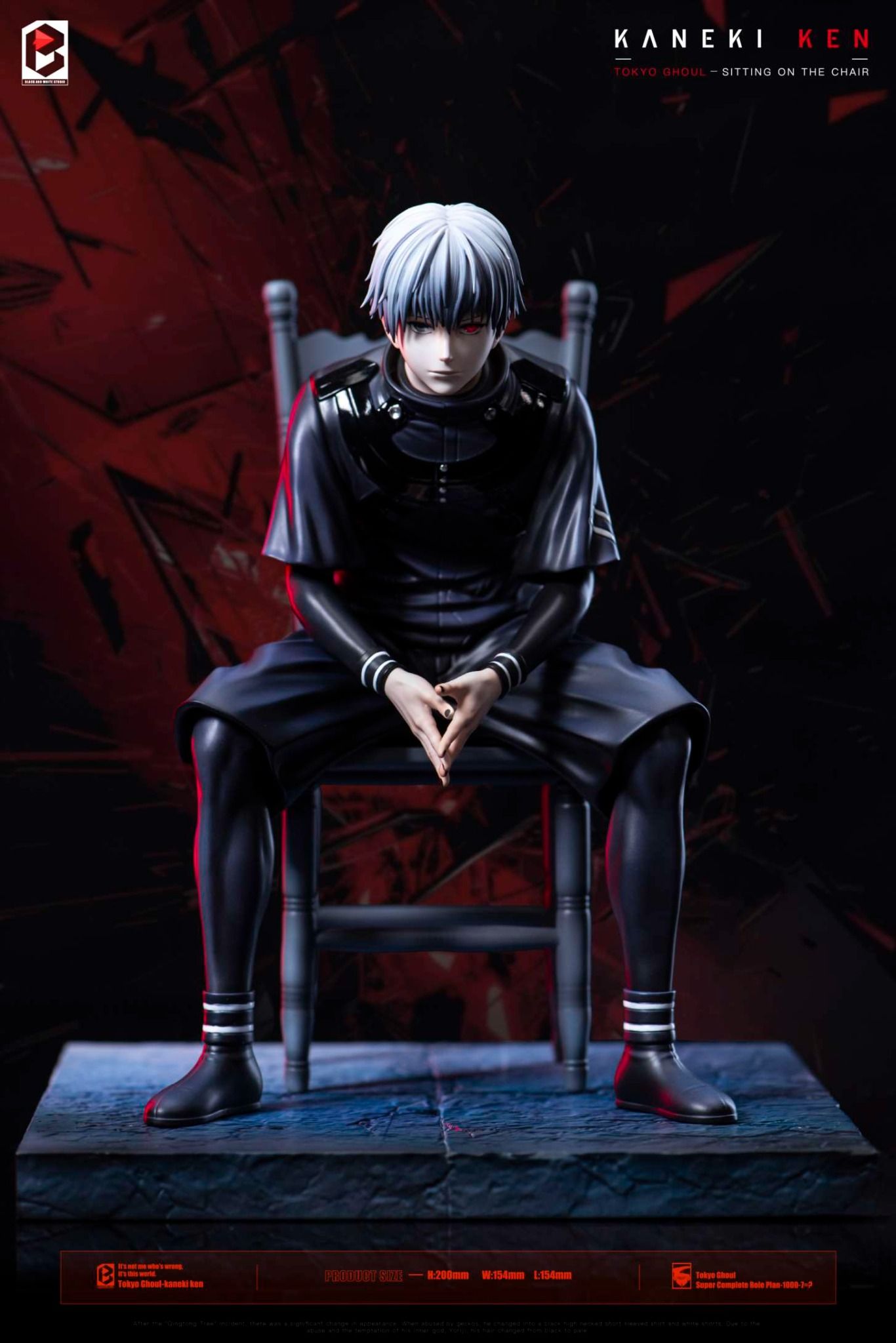 Ken Kaneki - Tokyo Ghoul - BW Studio