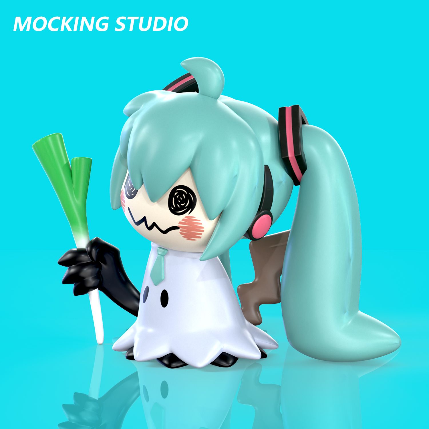 Pokemon Mimikyu cos Miku - Mocking Studio