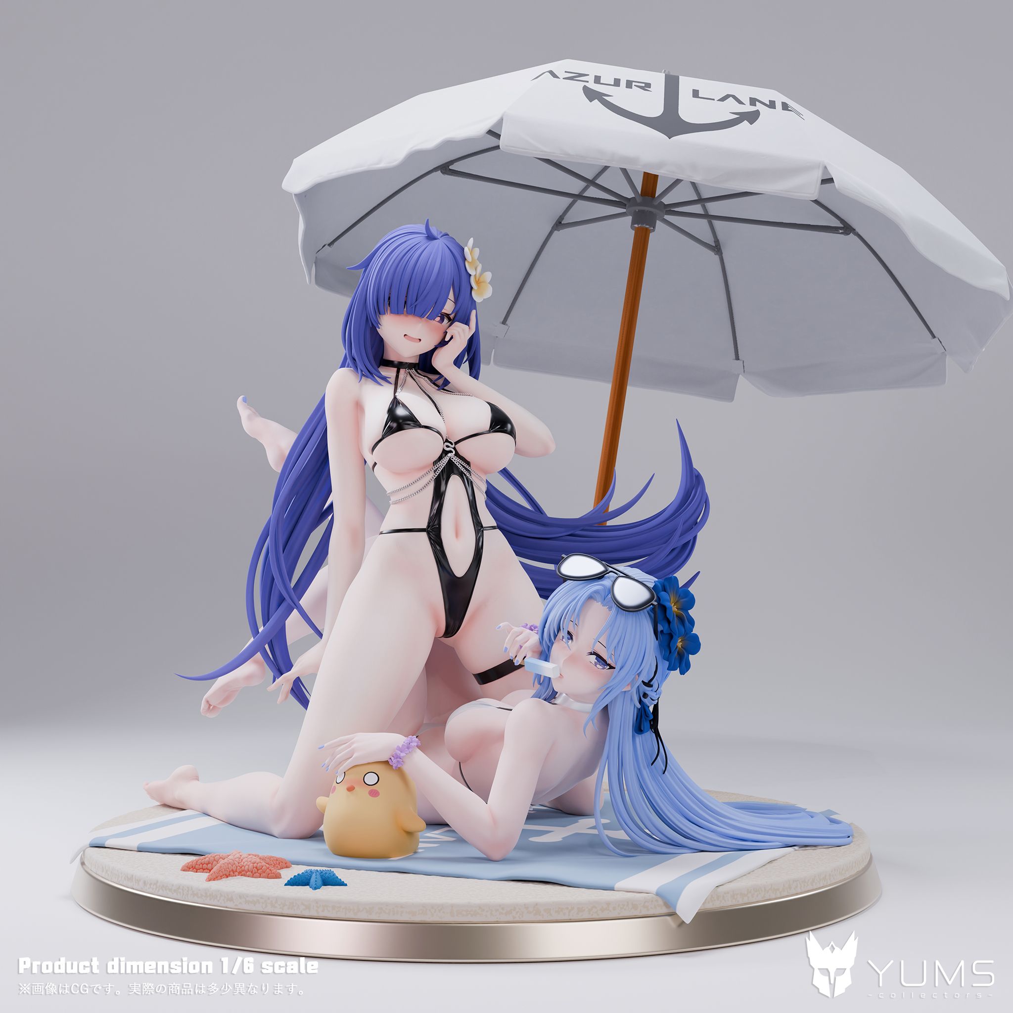 Alsace & Mogador Summer - Azur Lane R18 - YUMS Collectors Studio