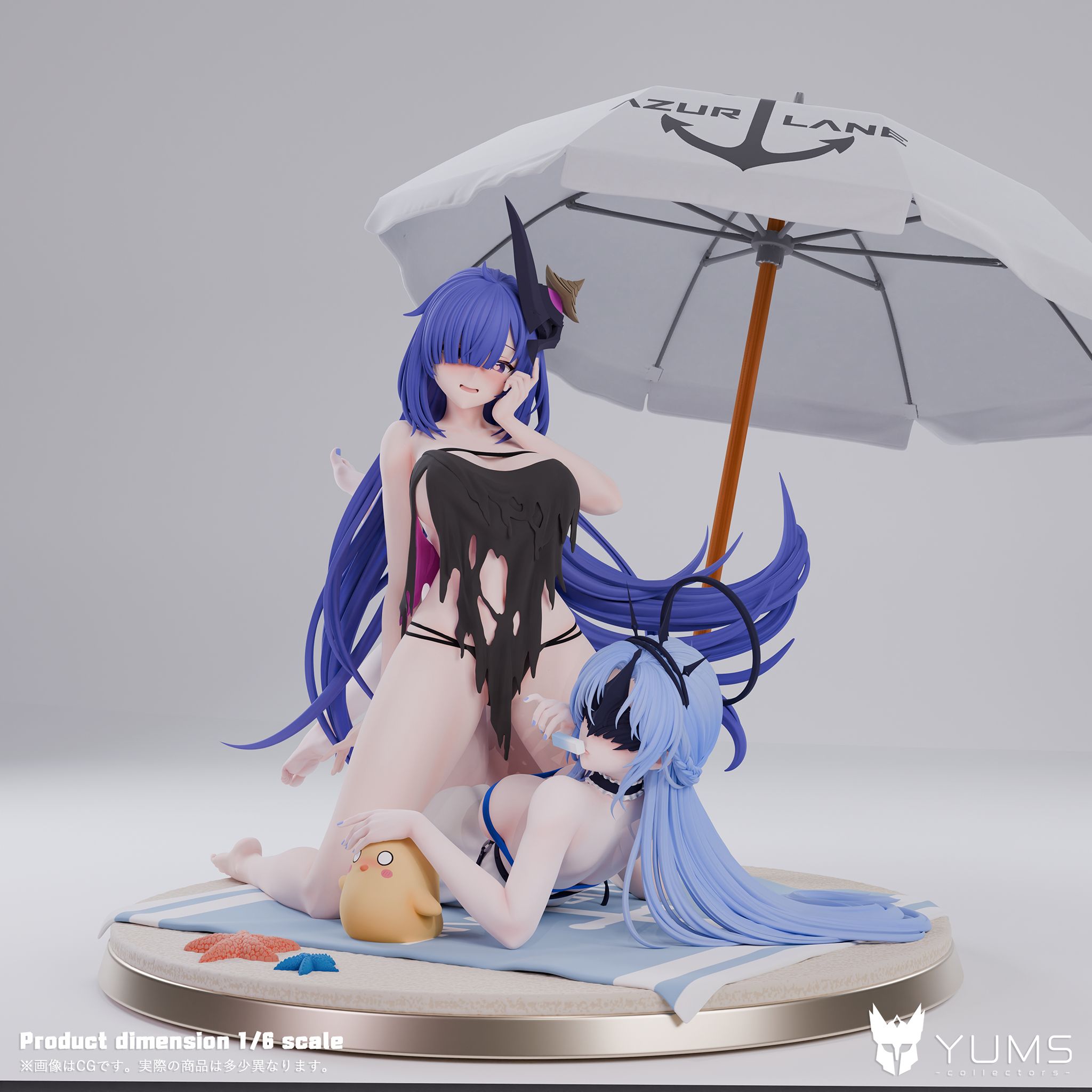 Alsace & Mogador Summer - Azur Lane R18 - YUMS Collectors Studio
