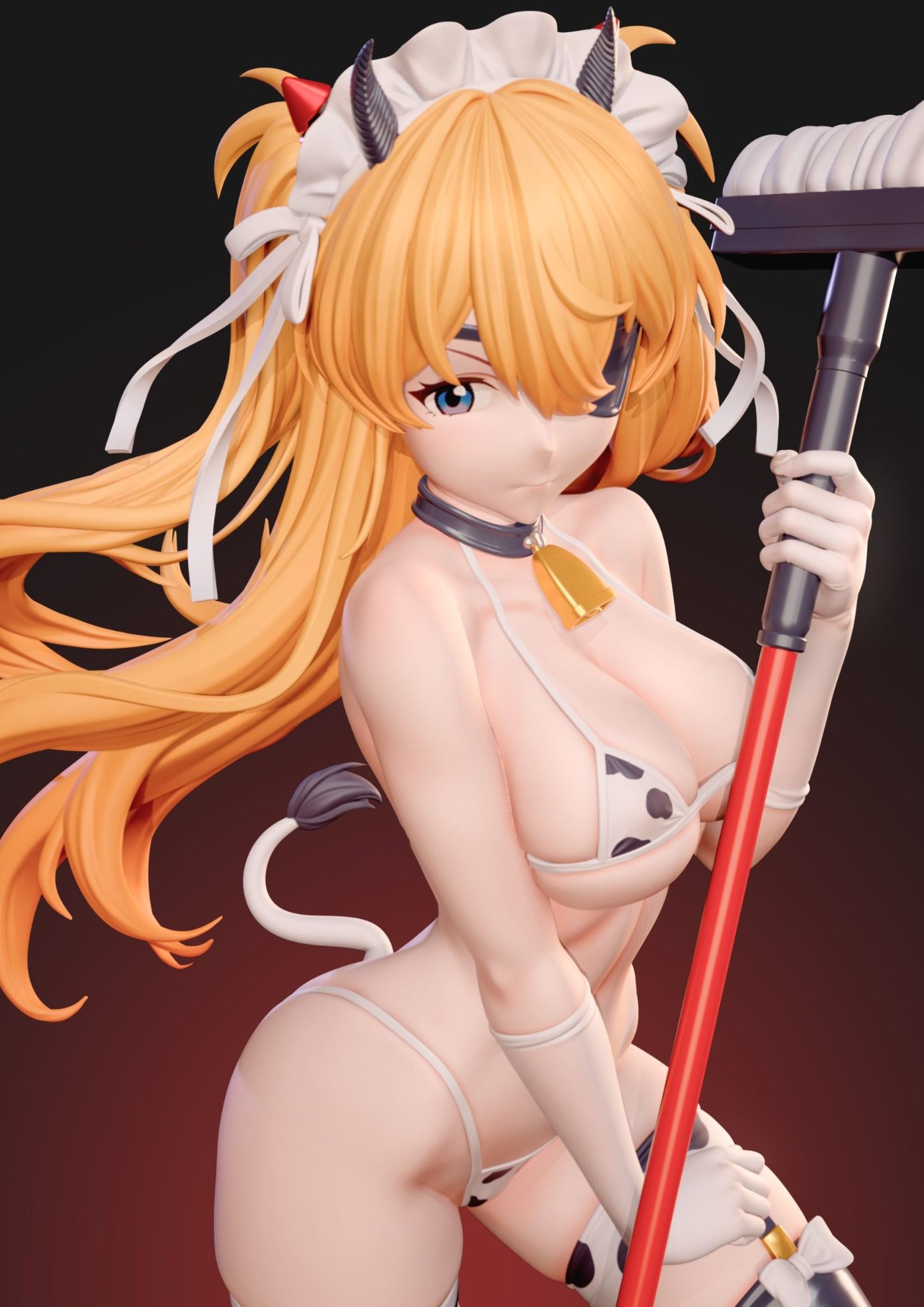 Asuka cow maid ver - Evangelion - ZiYe Studio