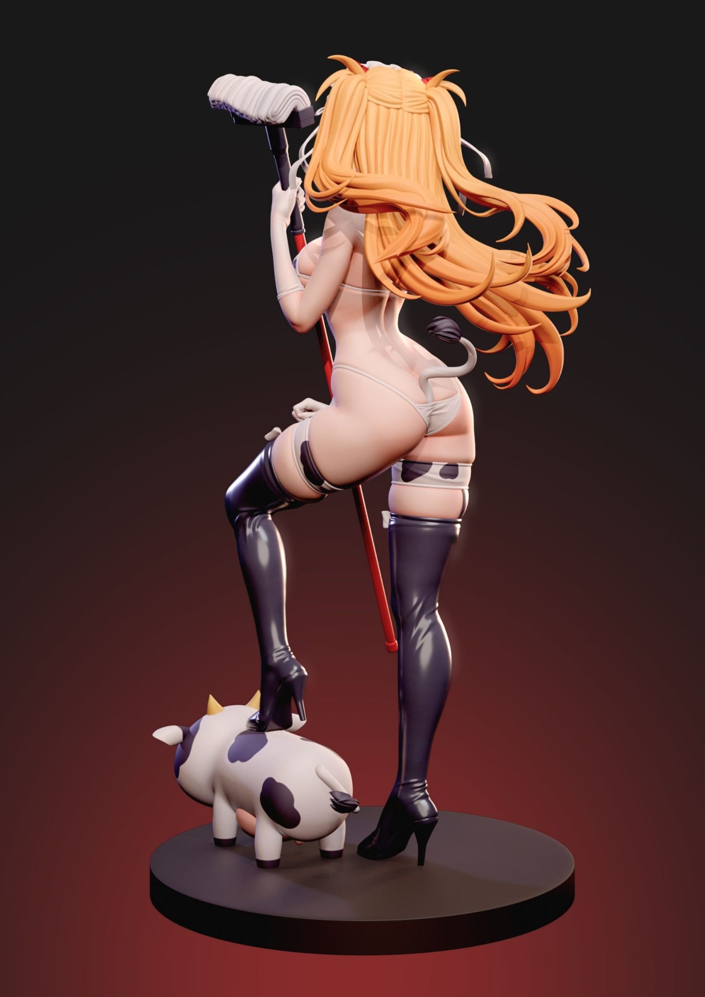 Asuka cow maid ver - Evangelion - ZiYe Studio