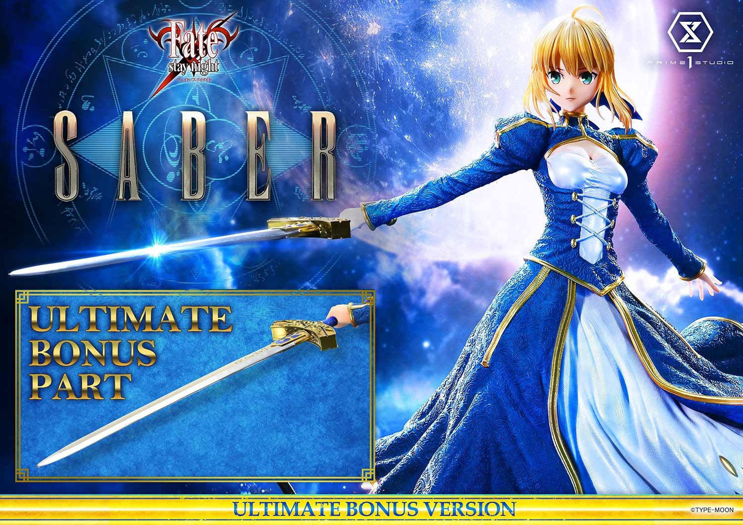 Saber - Fate/ Stay Night ( licensed ) - Prime 1 x PRISMA Studio
