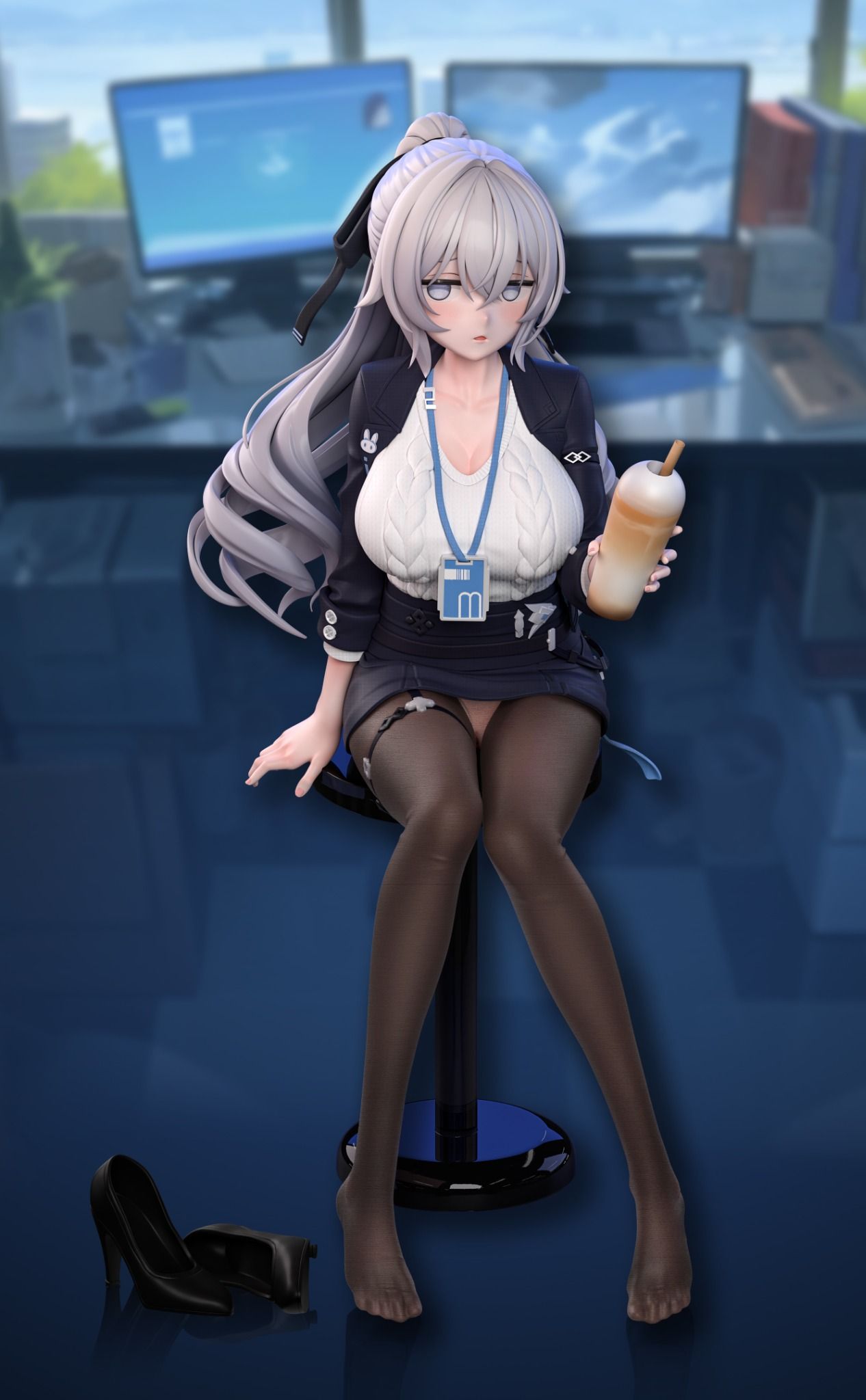 Bronya Office - Honkai Impact 3rd - Arctic Wolf Studio