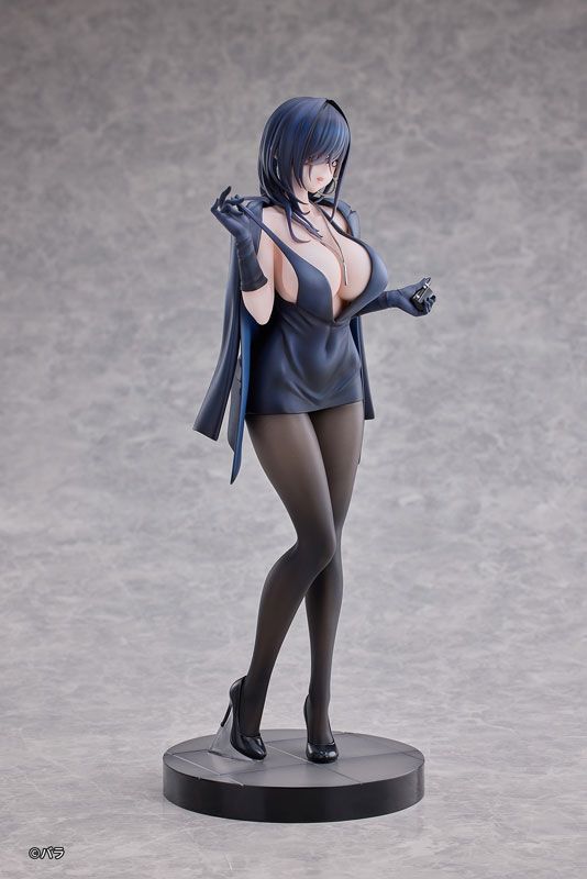 Ishimi Yokoyama Black One-piece Dress Ver. illustration by Bara - Hanabee
