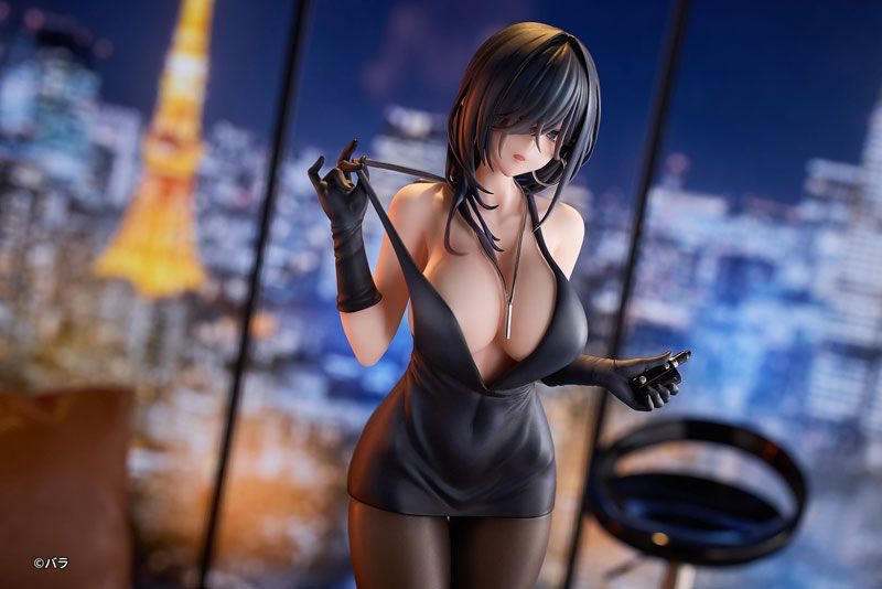 Ishimi Yokoyama Black One-piece Dress Ver. illustration by Bara - Hanabee