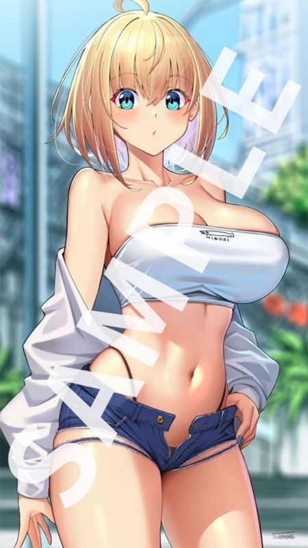 Sophia F. Shirring Tube Top ver. illustration by Nadare Takamine - ASCENDIA