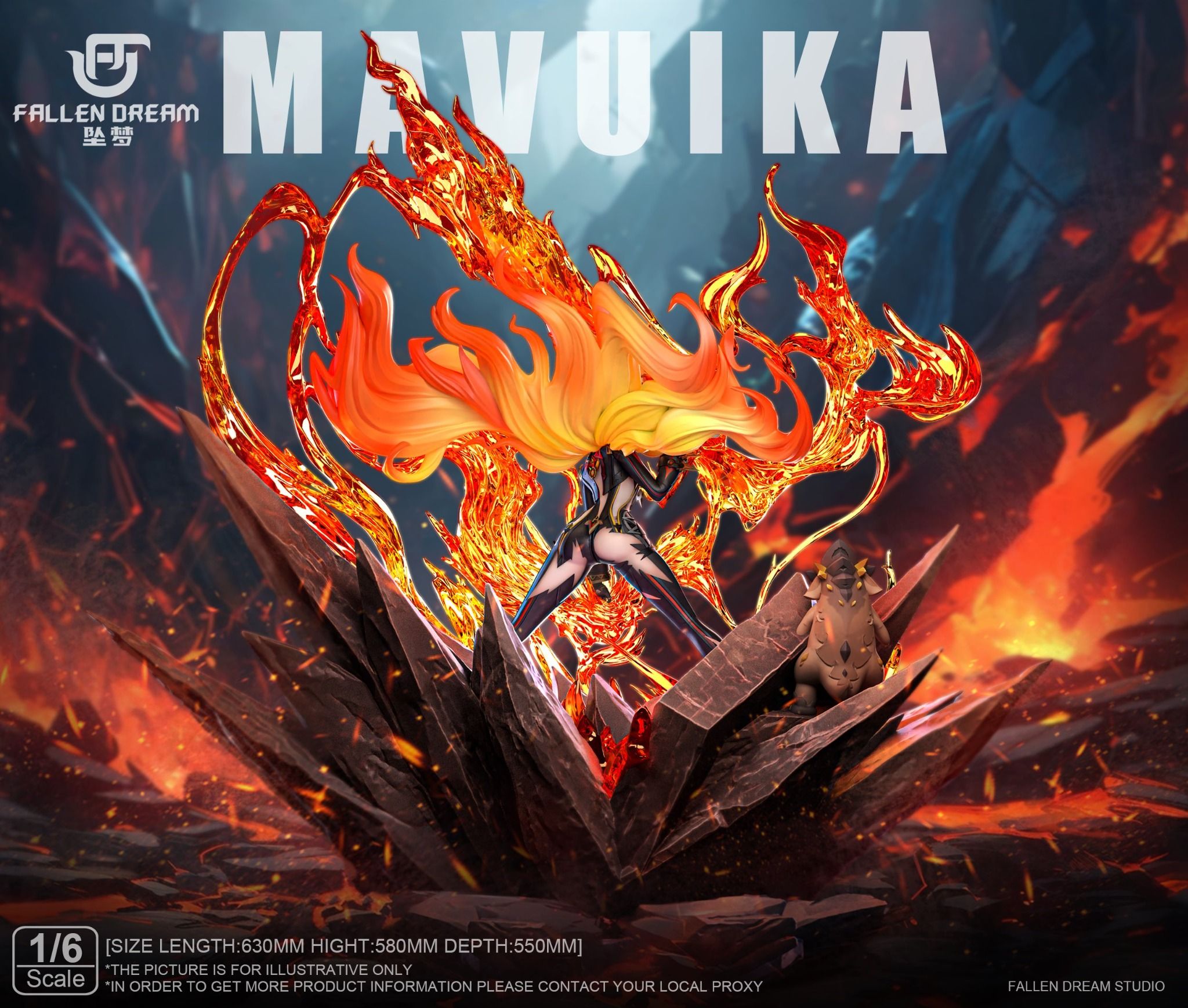 Mavuika - Genshin Impact - Fallen Dream Studio