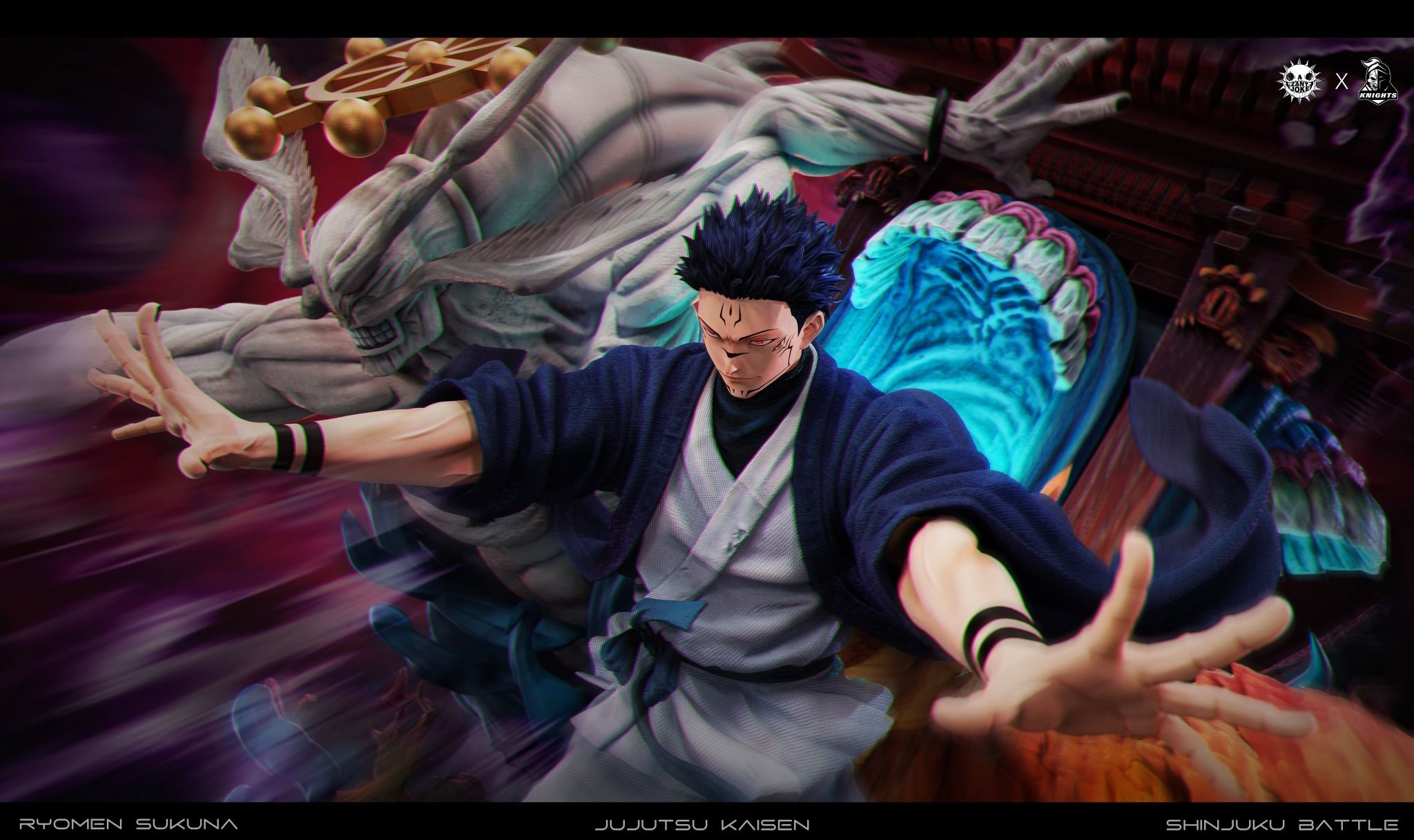 Sukuna - Jujutsu Kaisen - Temple Knights x Zany Joke Studio