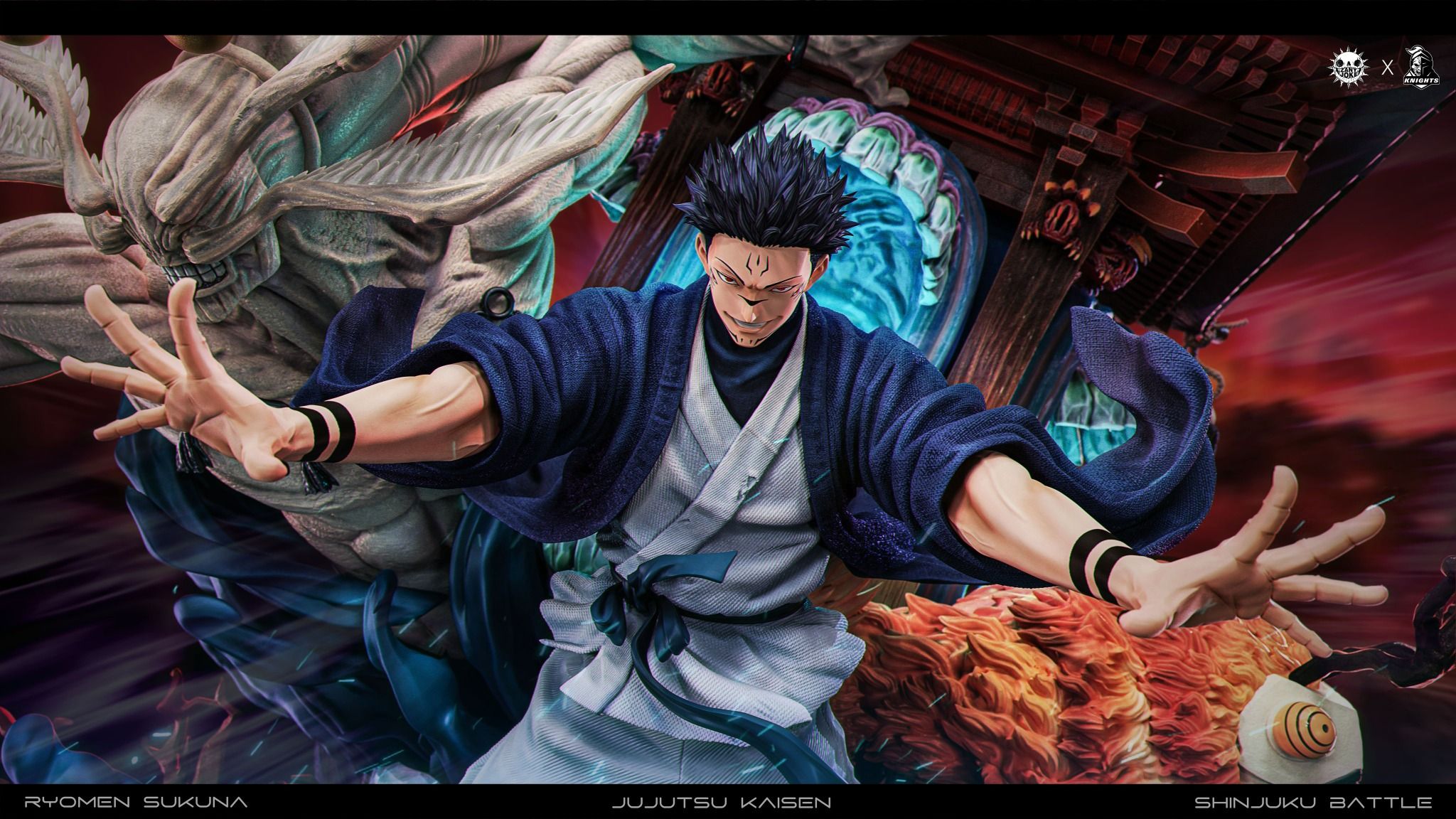 Sukuna - Jujutsu Kaisen - Temple Knights x Zany Joke Studio