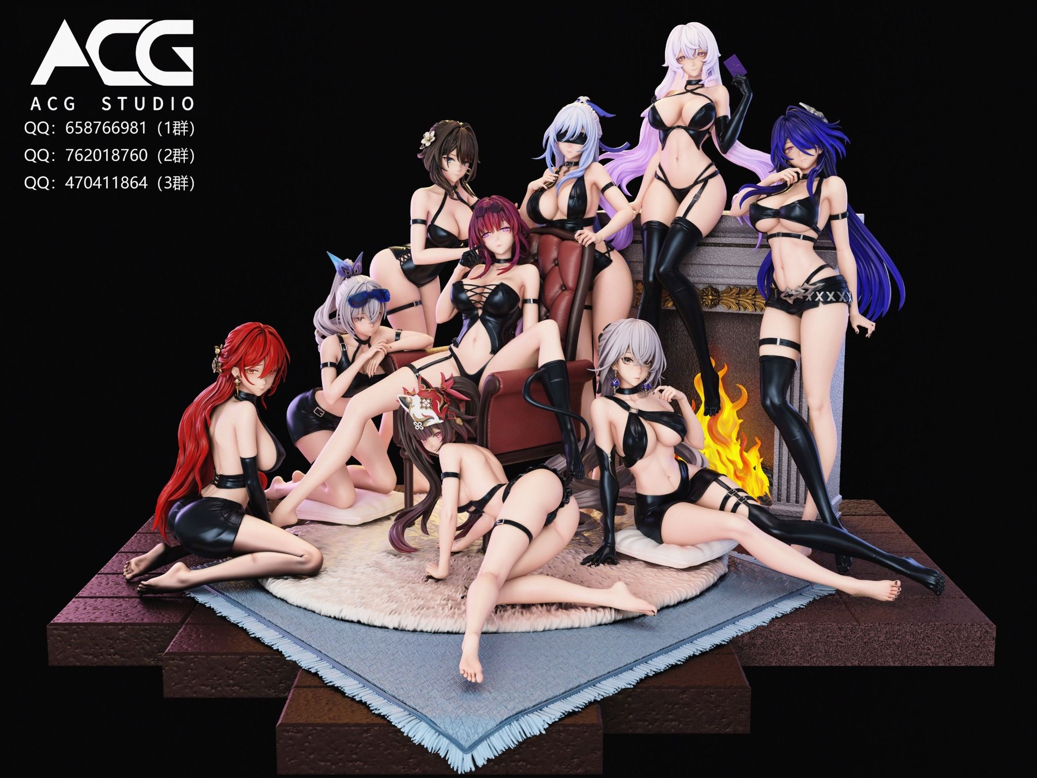 Nine Girls - Honkai Star Rail R18 - ACG Studio