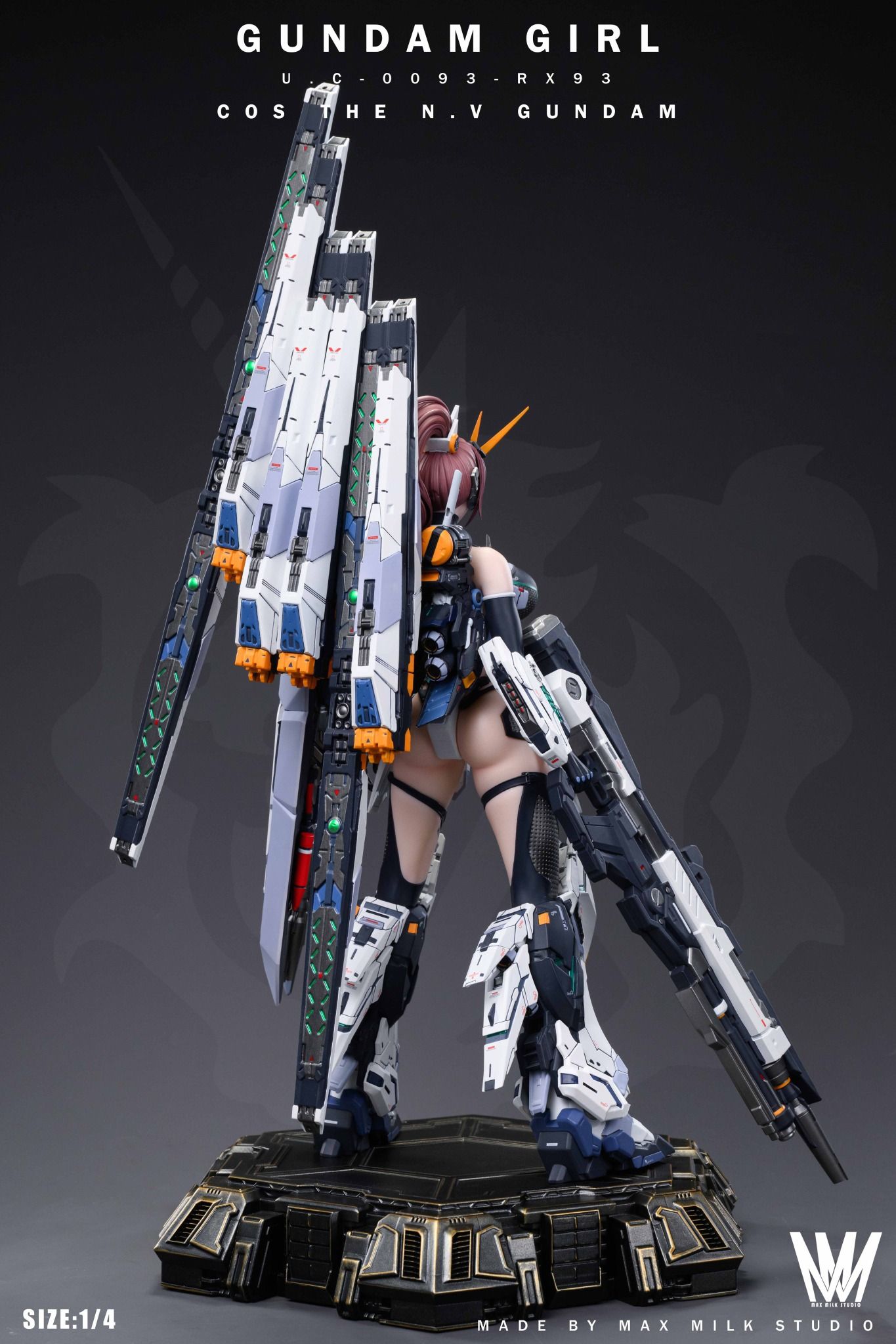 Gundam Girl Cos The Nu Gundam - Max Milk Studio