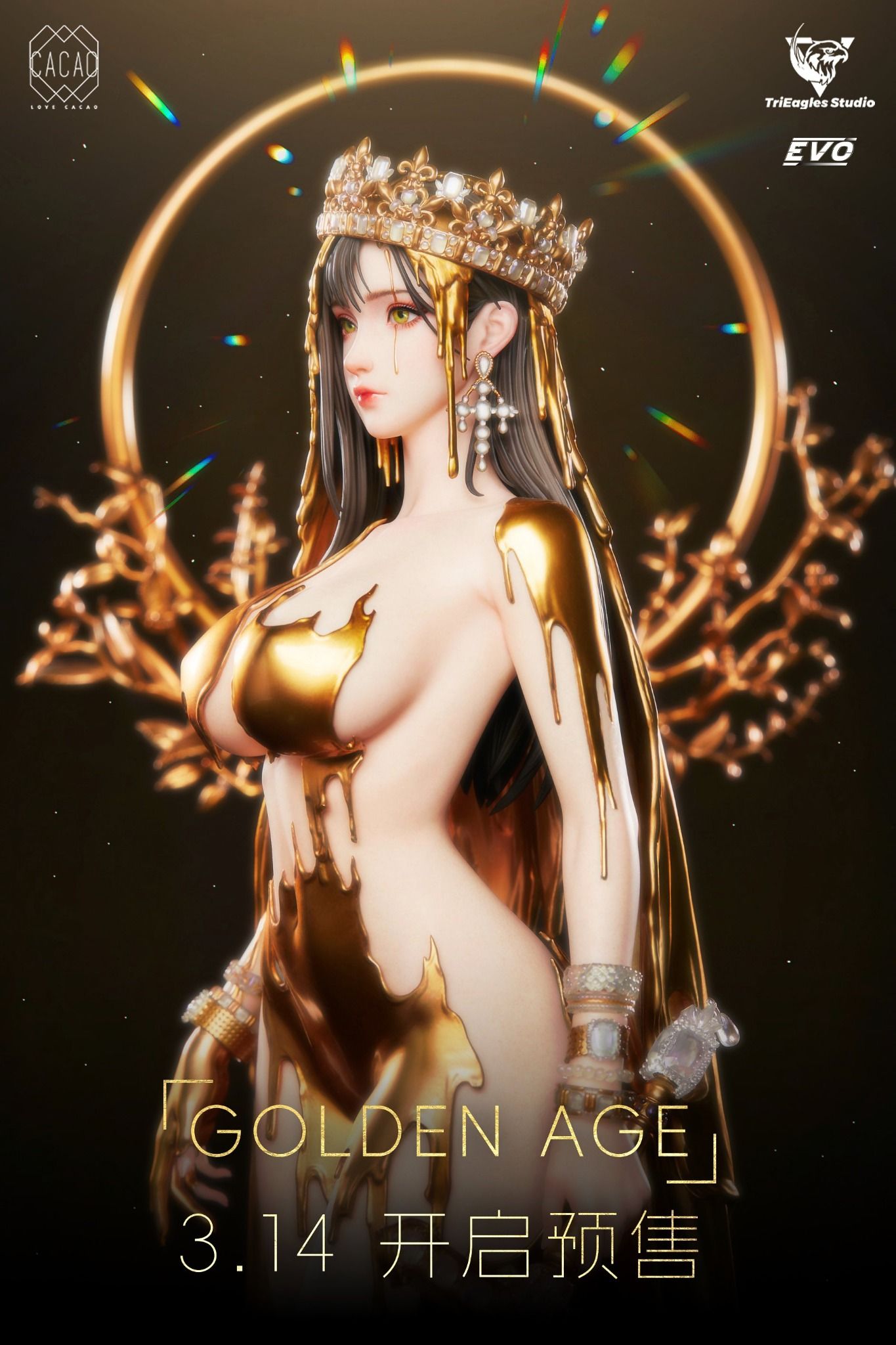 Golden Age illustration by LOVECACAO - Trieagle Studio ( licensed )