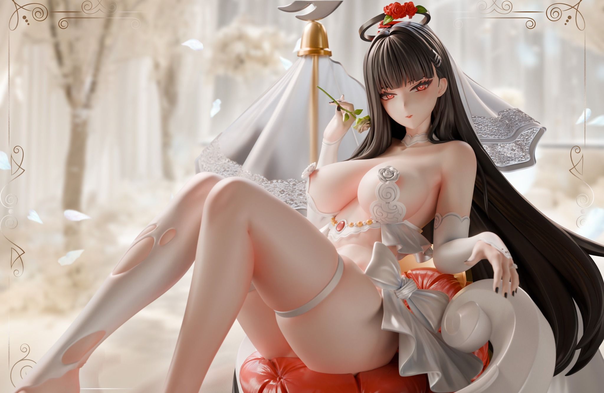 Tsukatsuki Rio wedding ver - Blue Archive - Rumeng Miyin Studio
