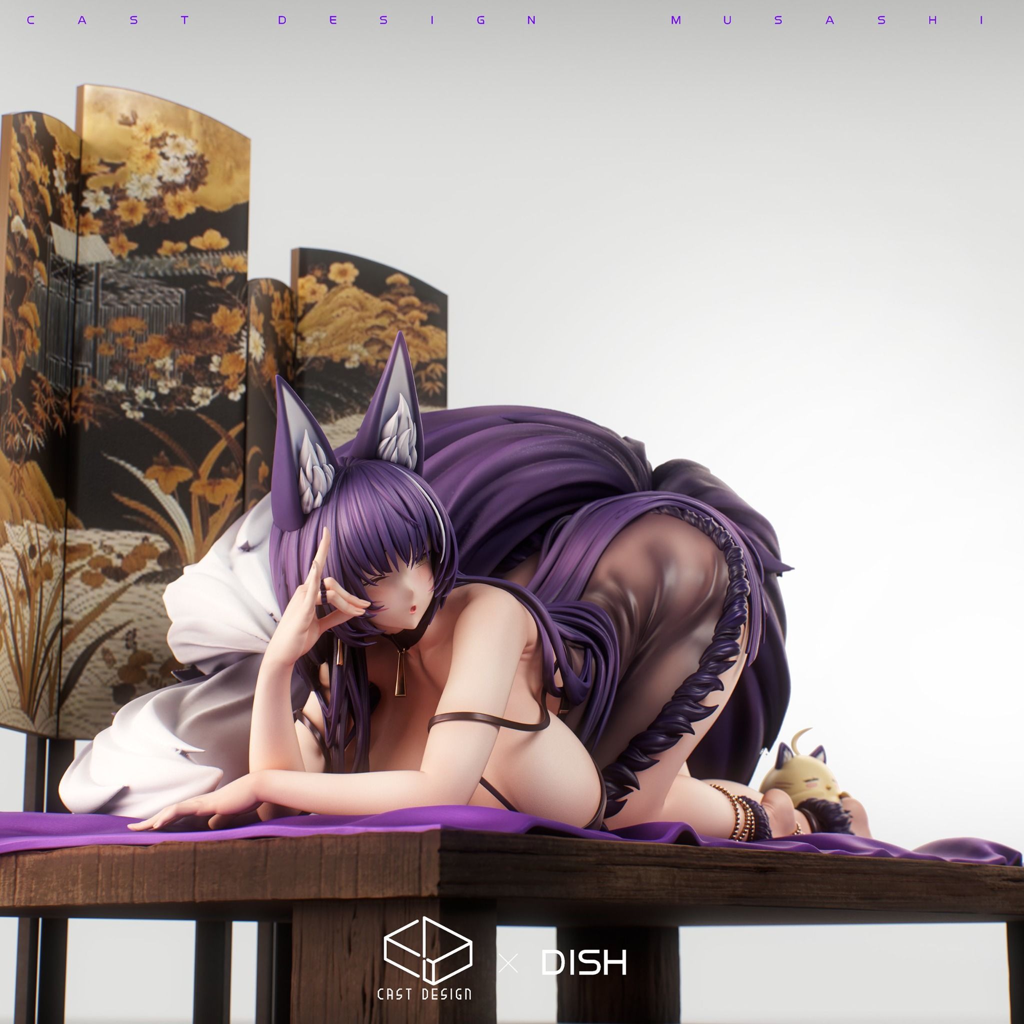 Musashi illustration by Dishwashers 1910 - Azur Lane - Absinthe Studio ( licensed )
